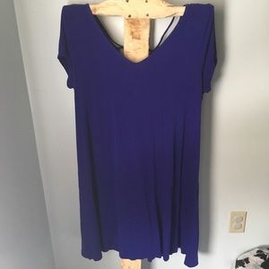 Lane Bryant Criss Cross Back V-Neck Dress